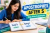 Apostrophes After S: Easy Rules, Examples & Common Mistakes - Post Thumbnail