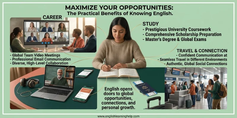 Why English Is A Global Language And Why It Still Matters Benefits of learning English for study, careers, travel, and global communication