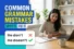 30 Common Grammar Mistakes in English (And How to Fix Them)