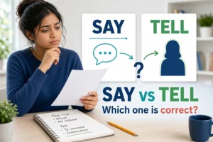 Say vs Tell: What’s the Difference? Easy Rules, Examples & Exercises