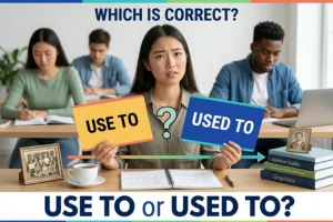 Use To or Used To — Which Is Correct? Meaning, Rules, Examples & Tips
