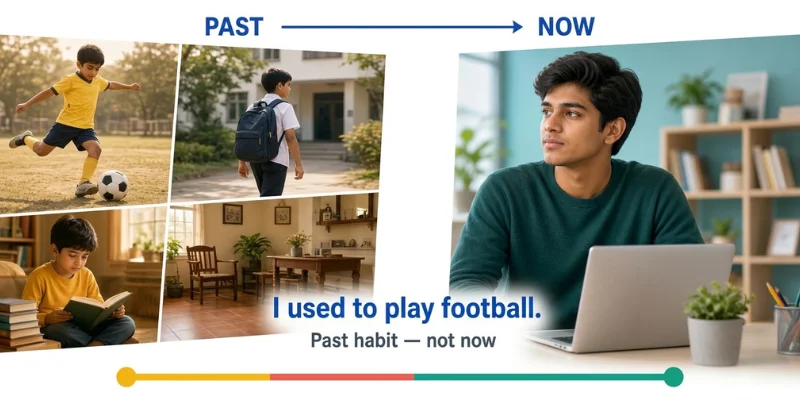 Used To for past habits, actions, states, and situations