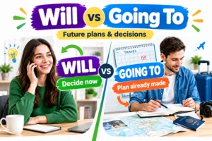 Will vs Going To: The Real Future Tense Difference Explained with Practical Examples